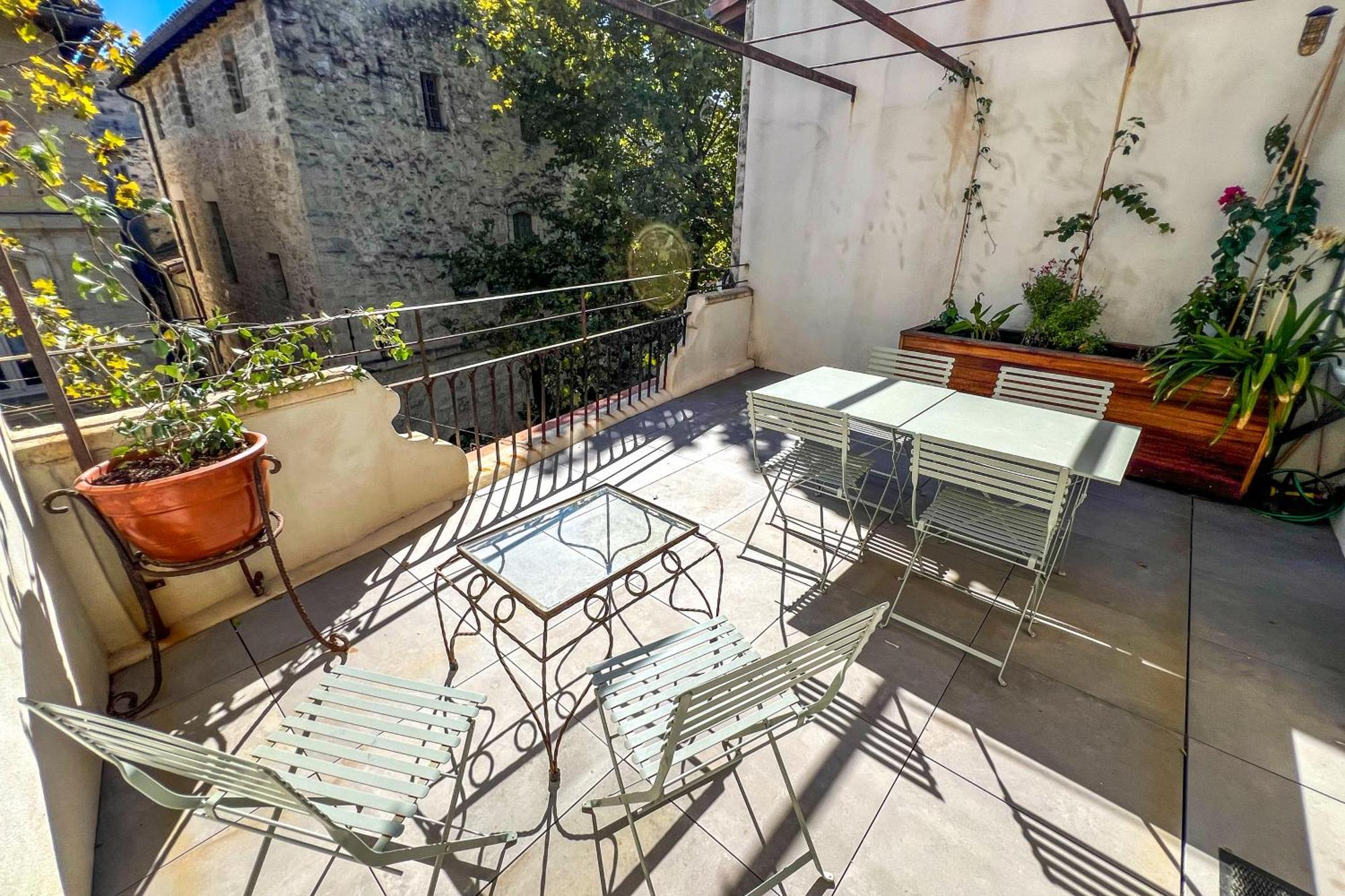 Ferienwohnung Ac - Private Exterior - Duplex Quartier Des Artistes Avignon Exterior foto